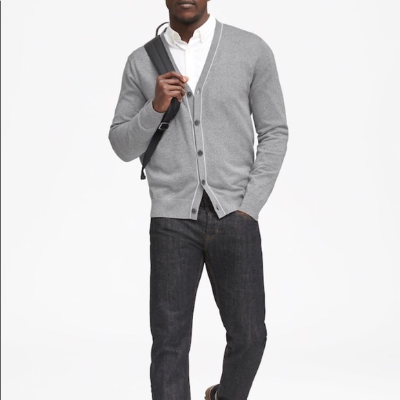 banana republic men's cardigans